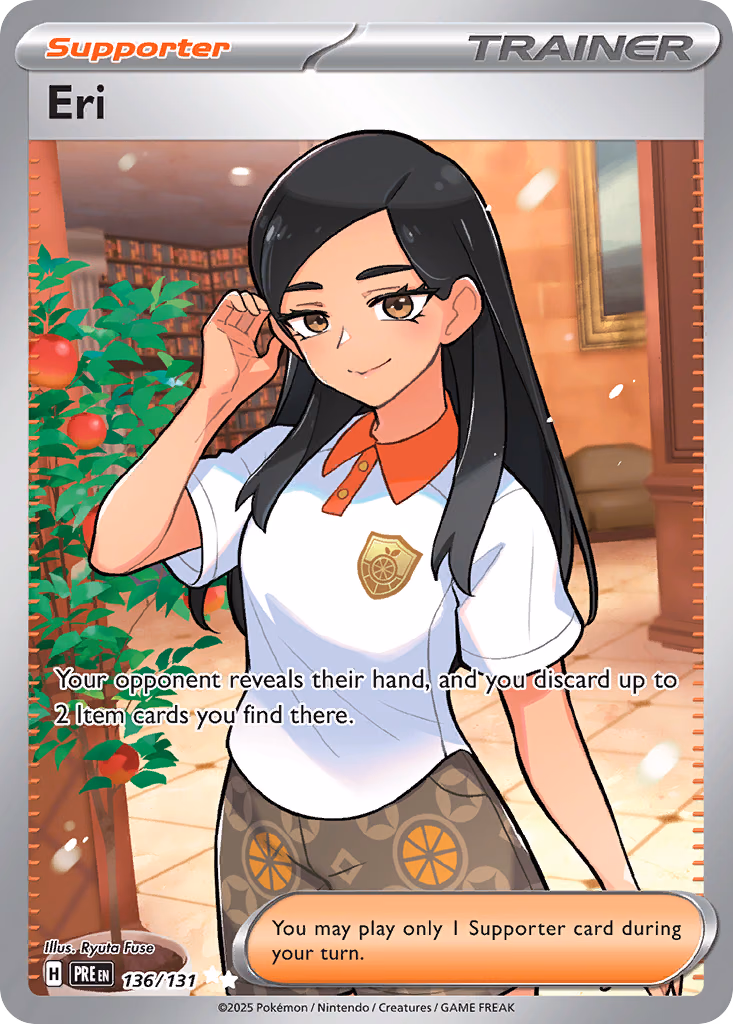 Eri Pokemon card (136/131, Prismatic Evolutions)
