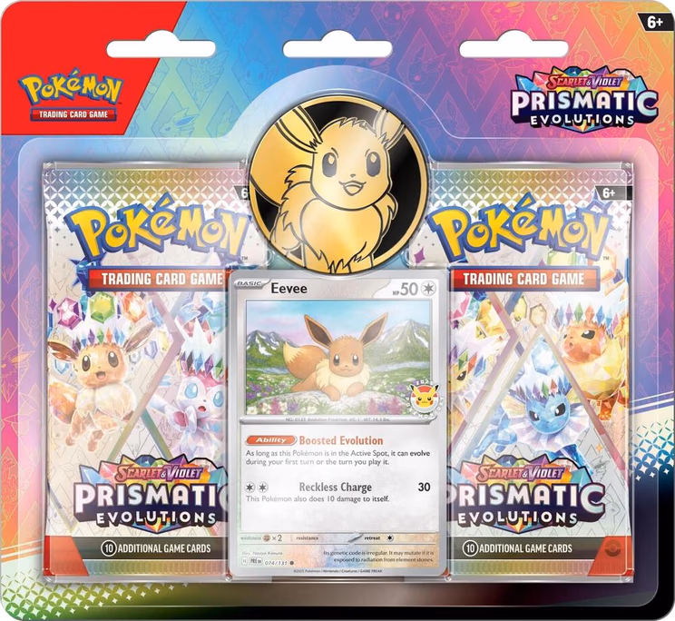 Pokemon Prismatic Evolutions 2-Pack Blister [Eevee]