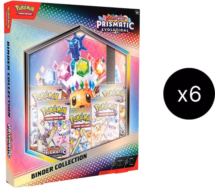 Pokemon Prismatic Evolutions  Binder Collection Case