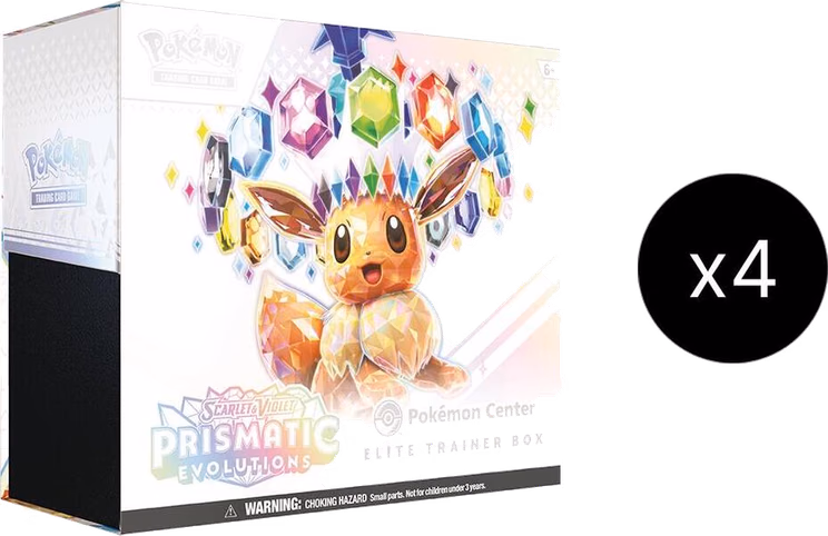 Pokemon Prismatic Evolutions Pokemon Center Elite Trainer Box (Exclusive) Case