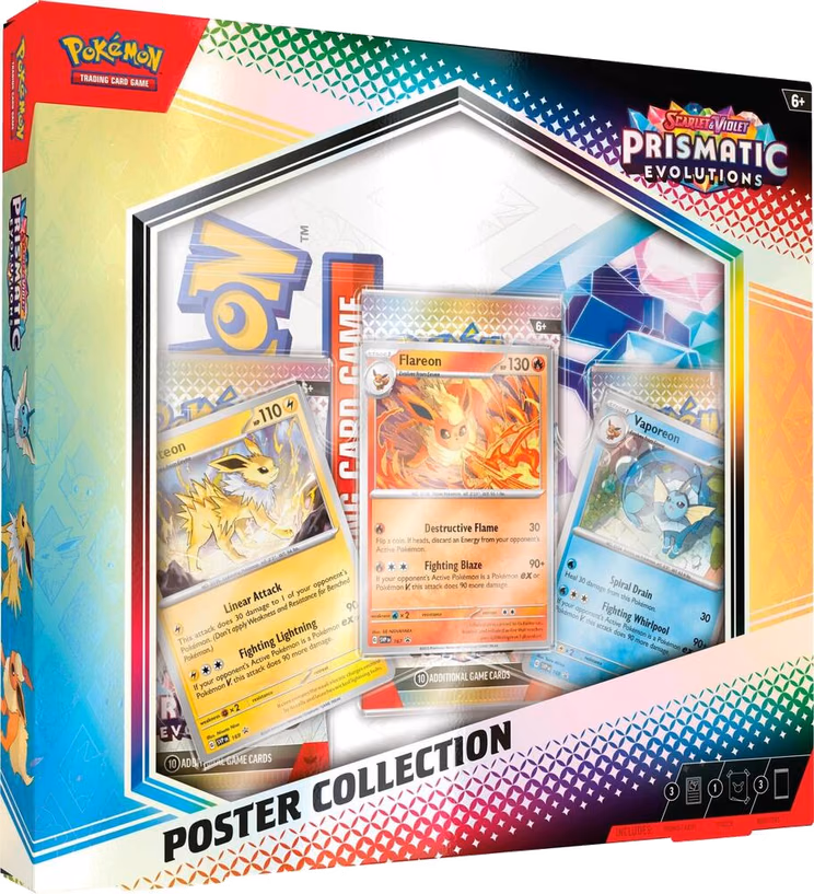 Pokemon Prismatic Evolutions Poster Collection