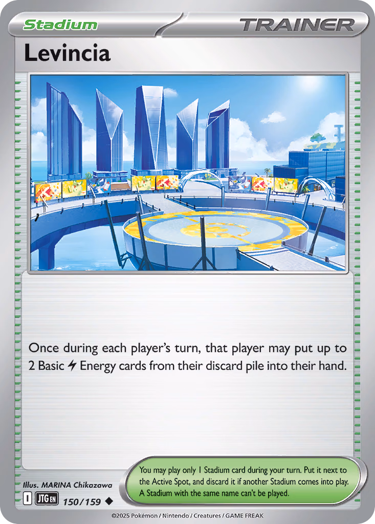 Levincia Pokemon card (150/159, Journey Together)
