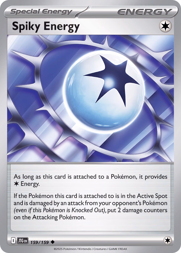 Spiky Energy Pokemon card (159/159, Journey Together)