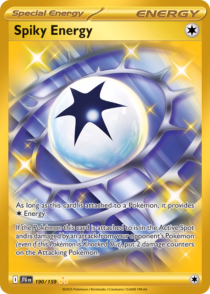Spiky Energy Pokemon card (190/159, Journey Together)