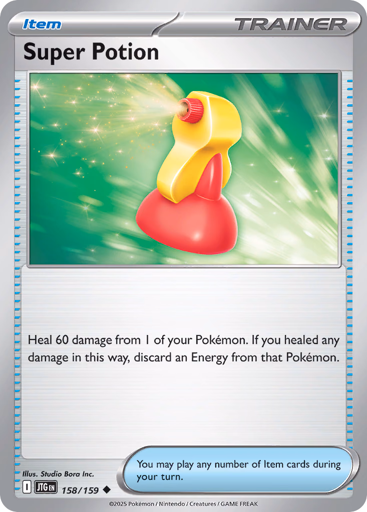 Super Potion Pokemon card (158/159, Journey Together)