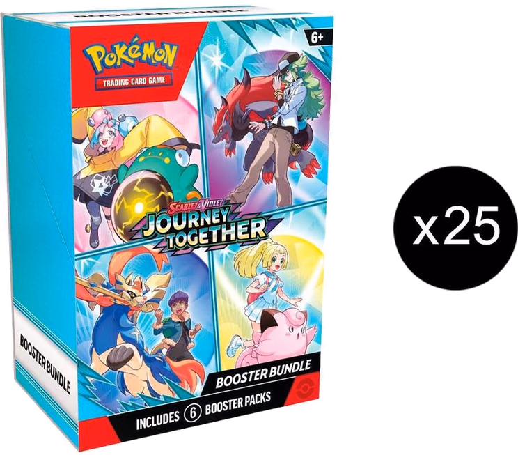 Pokemon Journey Together Booster Bundle Case