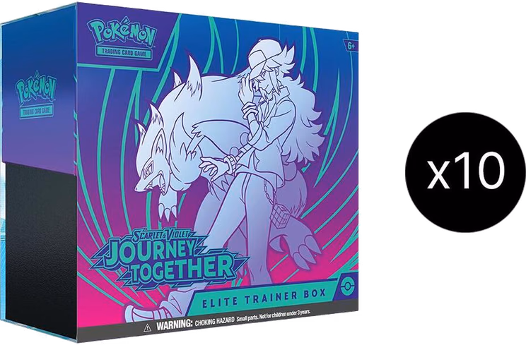Pokemon Journey Together Elite Trainer Box Case