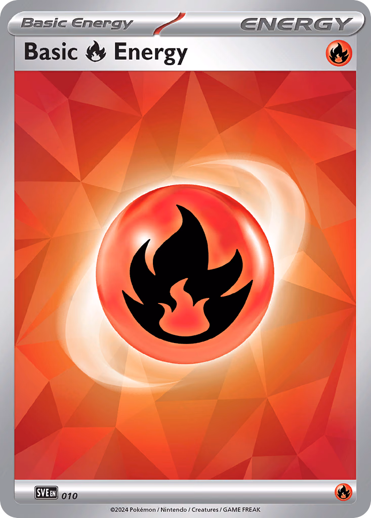 Basic Fire Energy Pokemon card (010, Scarlet & Violet Energies)
