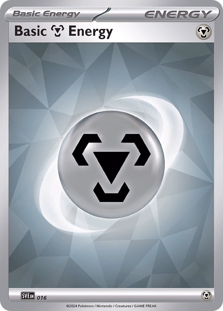 Basic Metal Energy Pokemon card (016, Scarlet & Violet Energies)