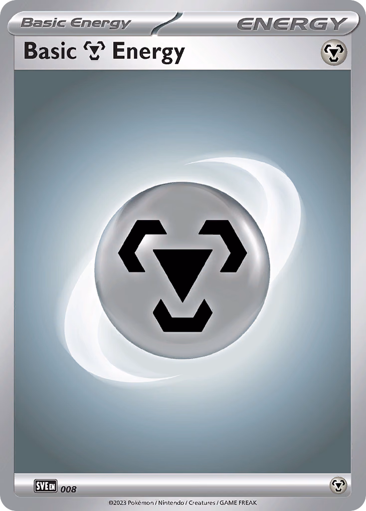 Basic Metal Energy Pokemon card (008, Scarlet & Violet Energies)