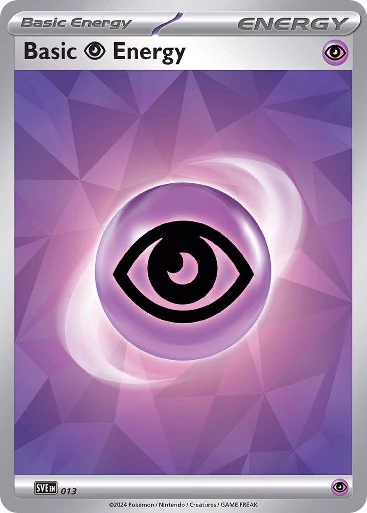 Basic Psychic Energy Pokemon card (013, Scarlet & Violet Energies)