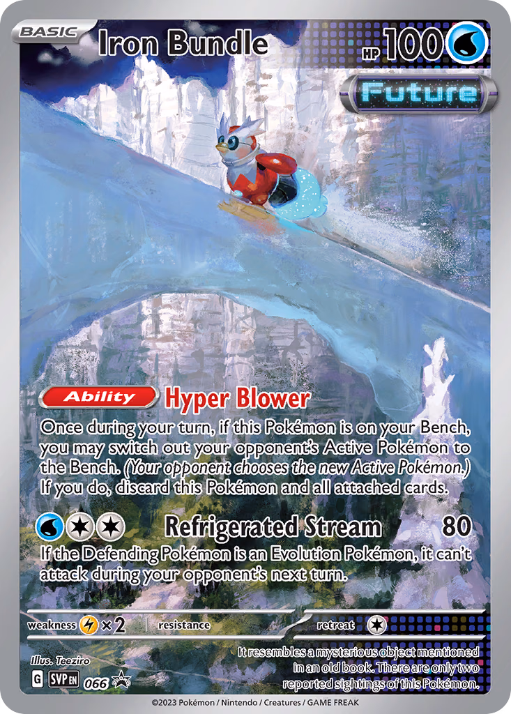 Iron Bundle Pokemon card (066, Scarlet & Violet Black Star Promos)