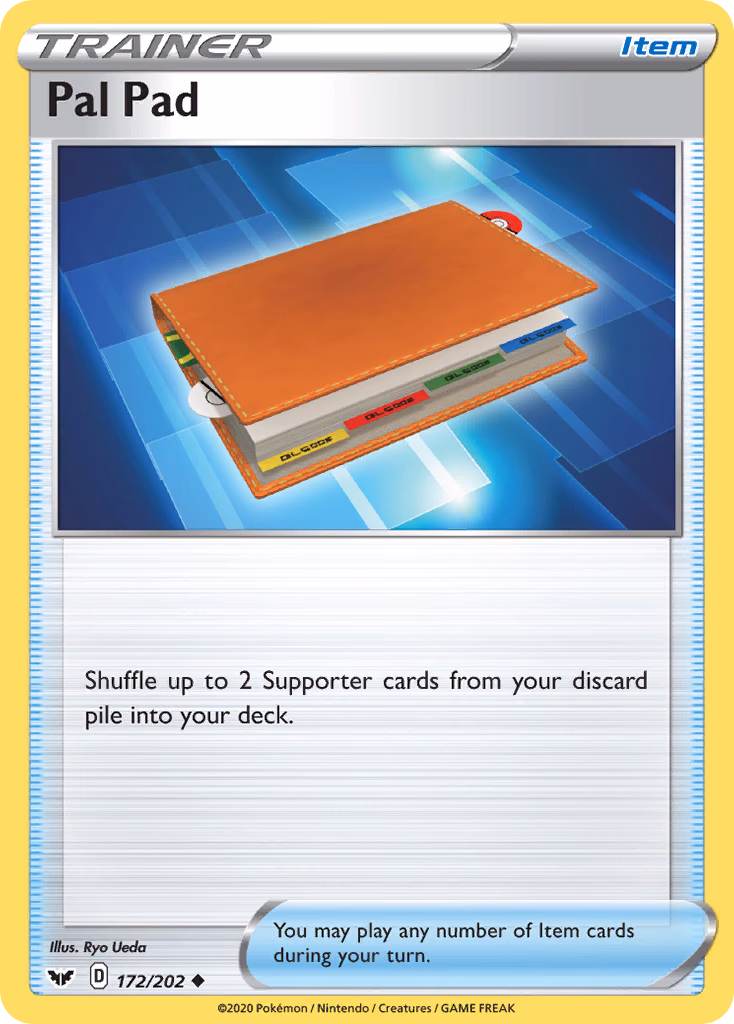 Pal Pad Pokemon card (172/202, Sword & Shield)