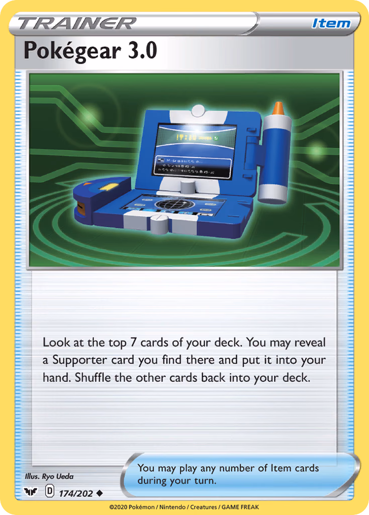 Pokégear 3.0 Pokemon card (174/202, Sword & Shield)