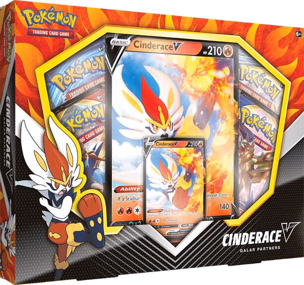 Pokemon Sword & Shield Galar Partners Box [Cinderace V]