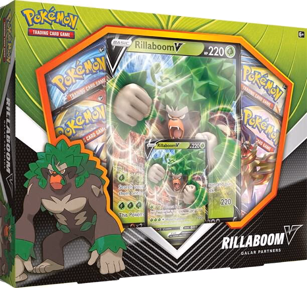 Pokemon Sword & Shield Galar Partners Box [Rillaboom V]