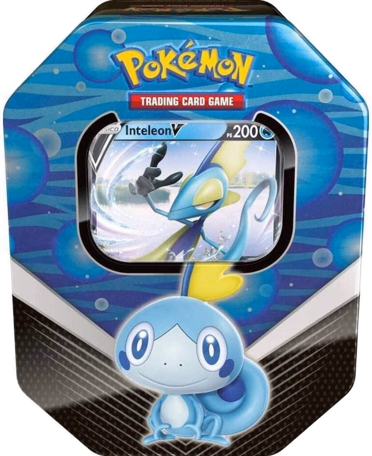 Pokemon Sword & Shield Galar Partners International Tin [Inteleon V]