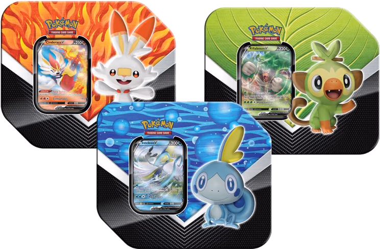 Pokemon Sword & Shield Galar Partners Tin [Set of 3]