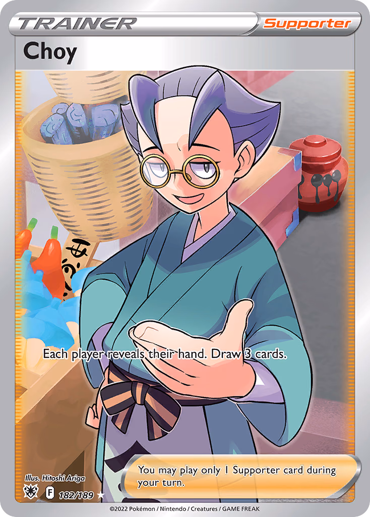 Choy Pokemon card (182/189, Astral Radiance)