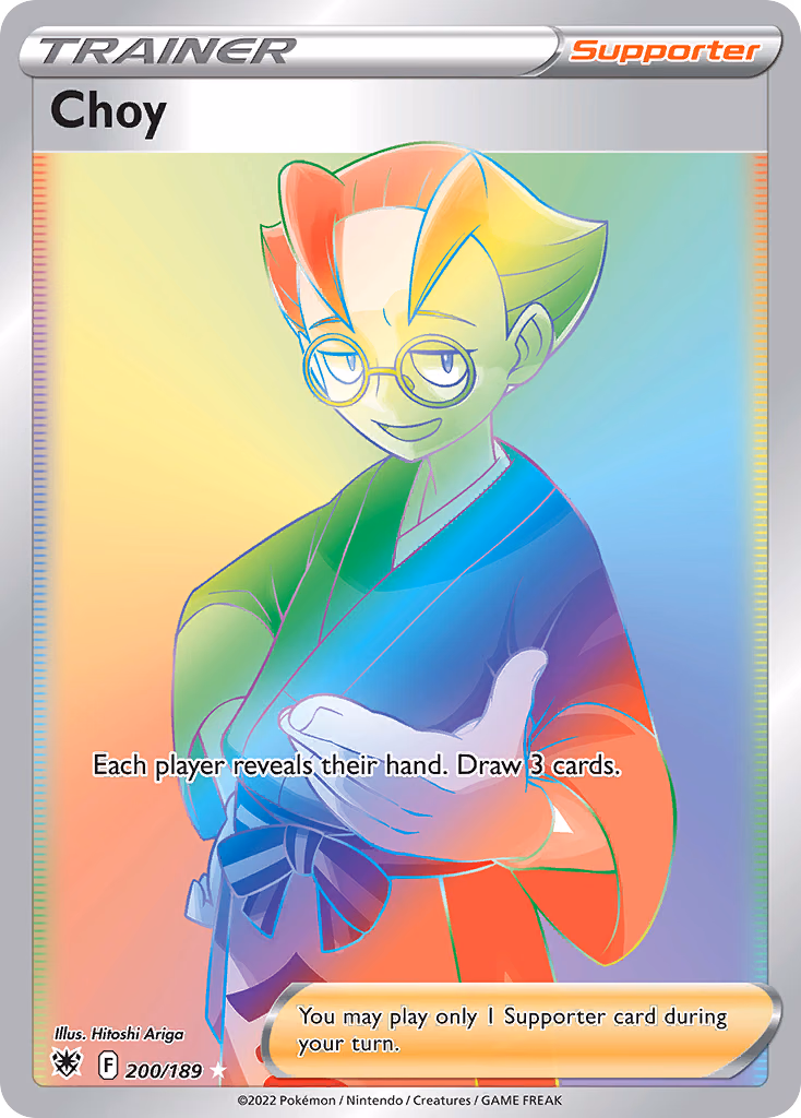 Choy Pokemon card (200/189, Astral Radiance)
