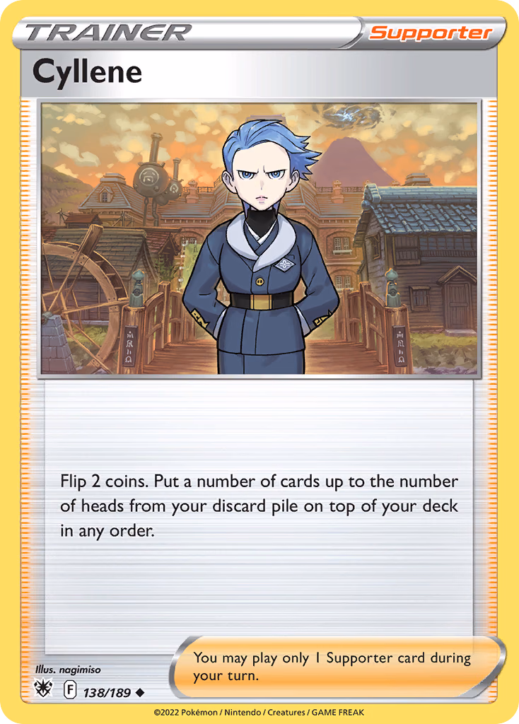 Cyllene Pokemon card (138/189, Astral Radiance)