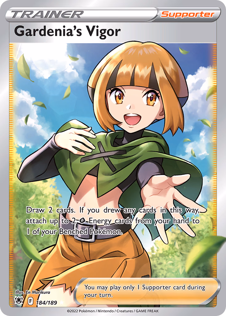 Gardenia's Vigor Pokemon card (184/189, Astral Radiance)