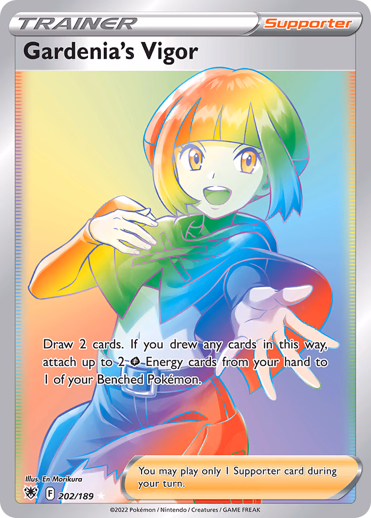 Gardenia's Vigor Pokemon card (202/189, Astral Radiance)