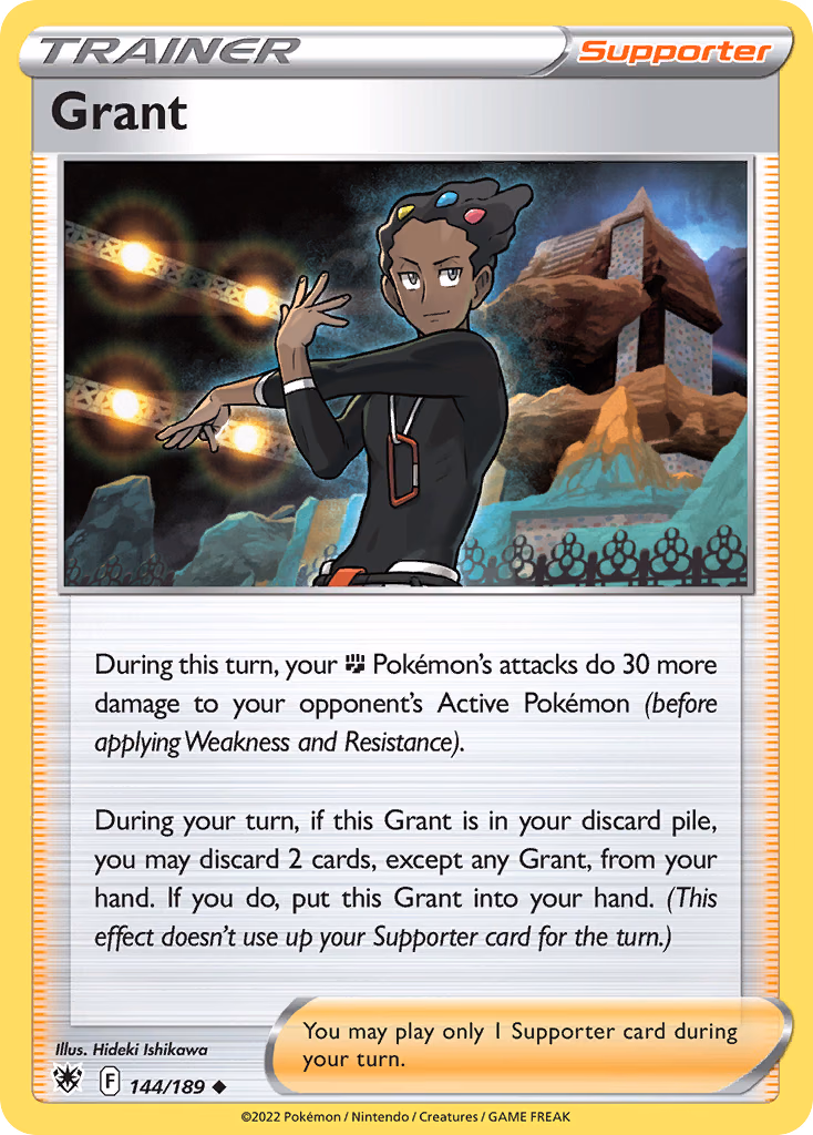 Grant Pokemon card (144/189, Astral Radiance)