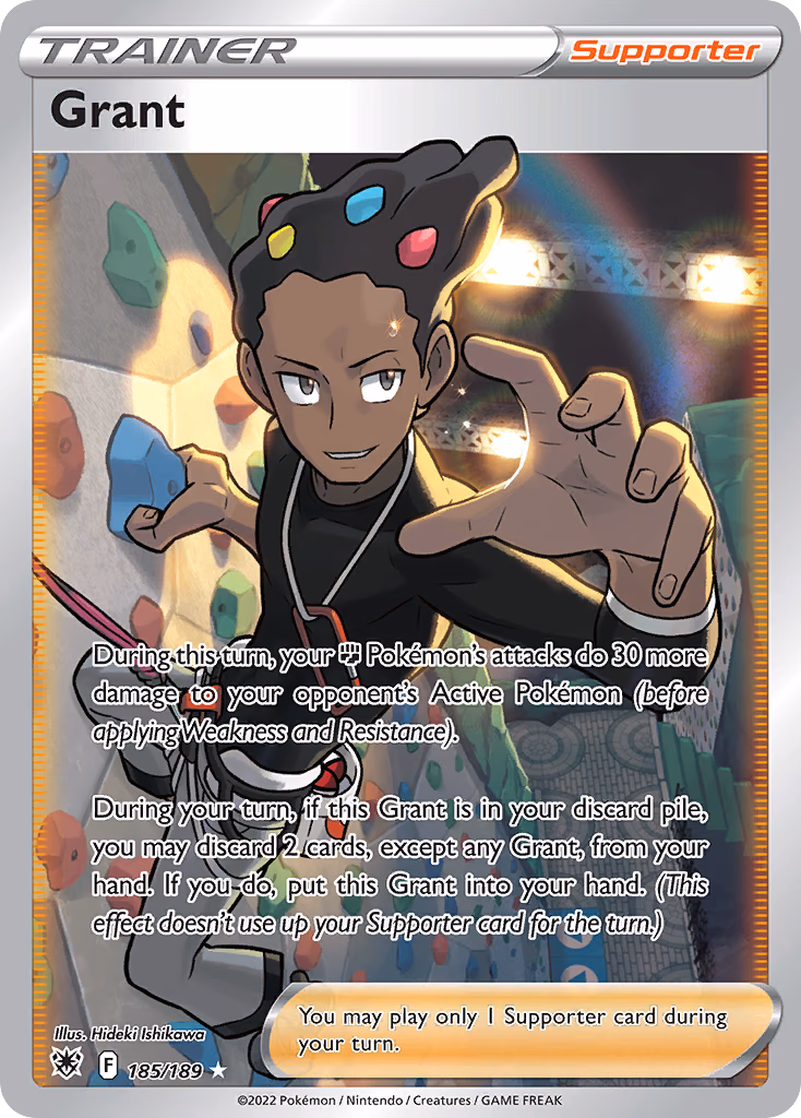 Grant Pokemon card (185/189, Astral Radiance)