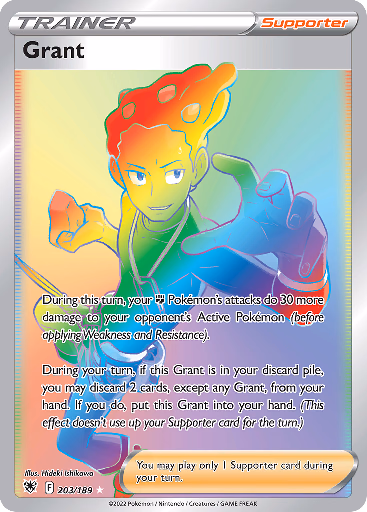 Grant Pokemon card (203/189, Astral Radiance)