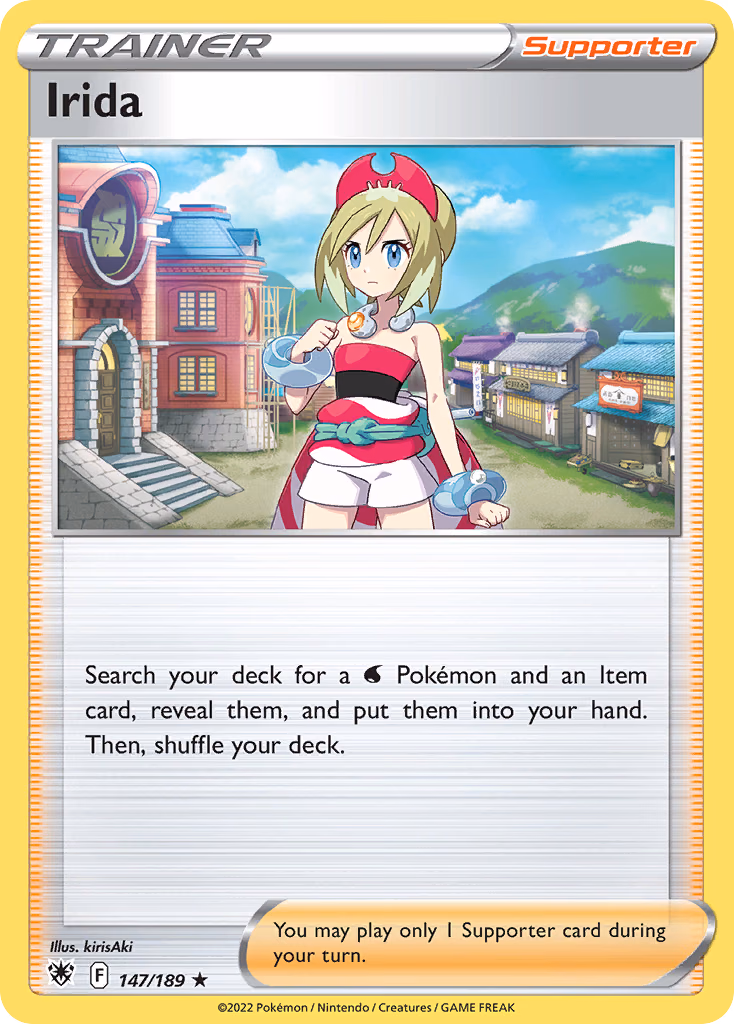 Irida Pokemon card (147/189, Astral Radiance)
