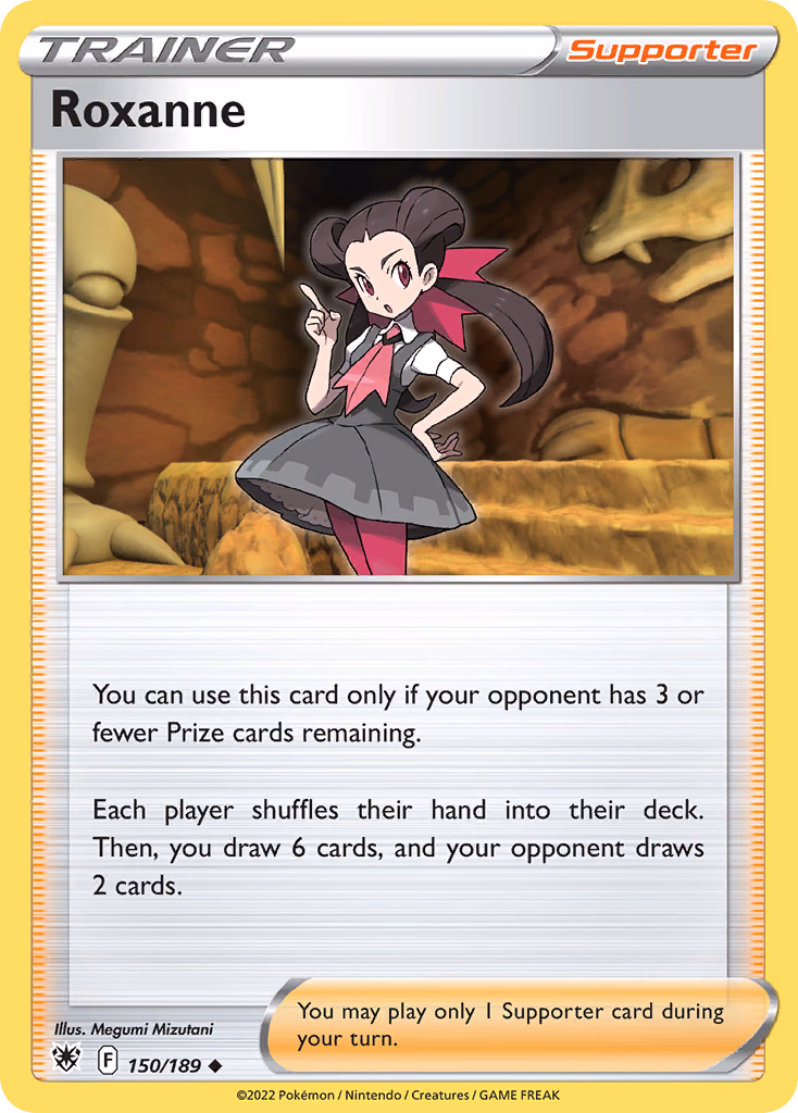 Roxanne Pokemon card (150/189, Astral Radiance)