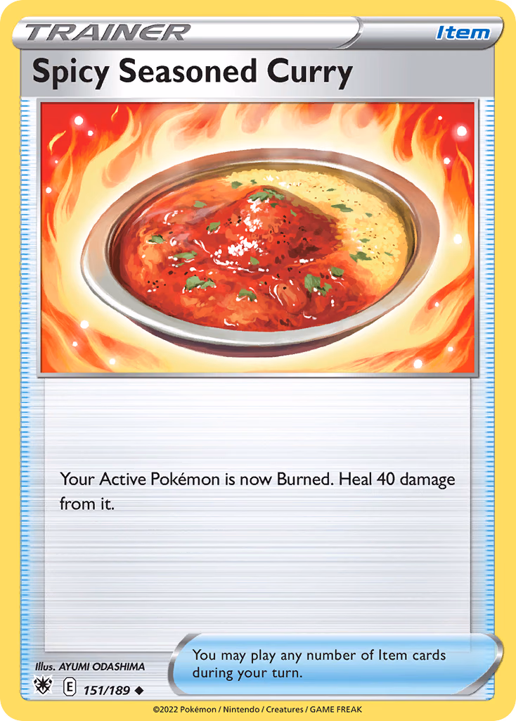 Spicy Seasoned Curry Pokemon card (151/189, Astral Radiance)