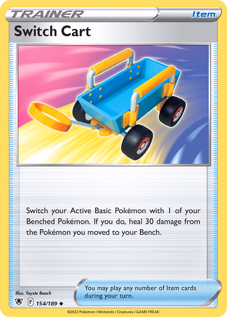 Switch Cart Pokemon card (154/189, Astral Radiance)