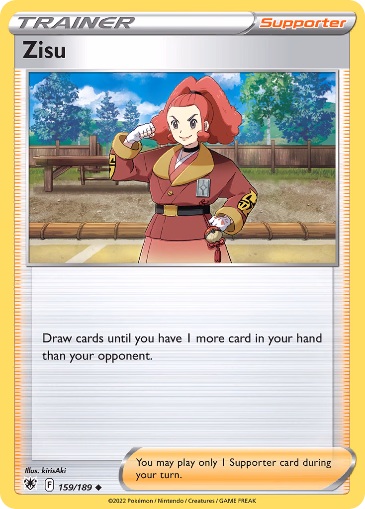 Zisu Pokemon card (159/189, Astral Radiance)