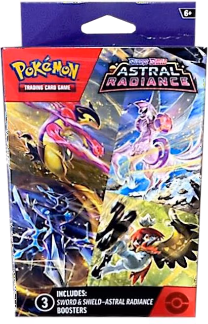 Pokemon Astral Radiance 3 Pack Hanger Box