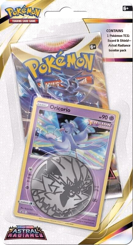 Pokemon Astral Radiance Single Pack Blister [Oricorio]