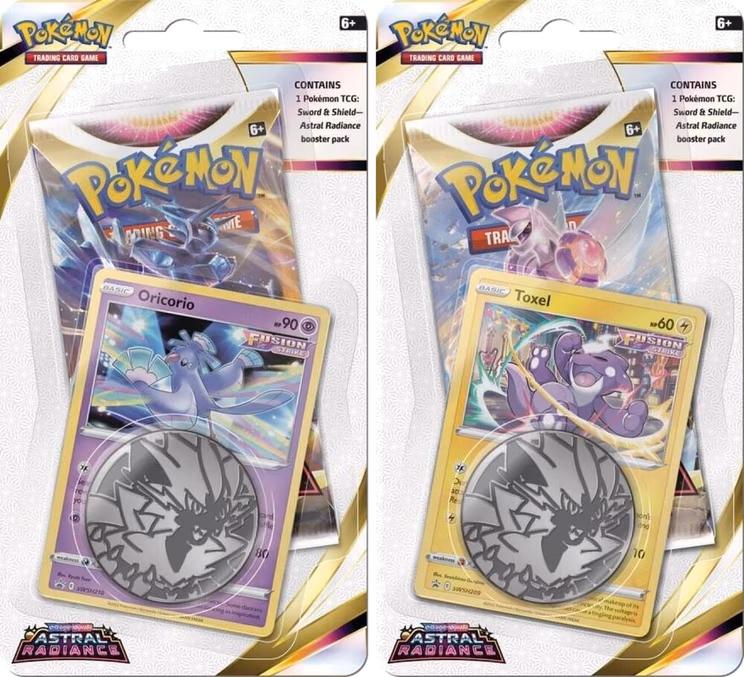 Pokemon Astral Radiance Single Pack Blister [Set of 2]
