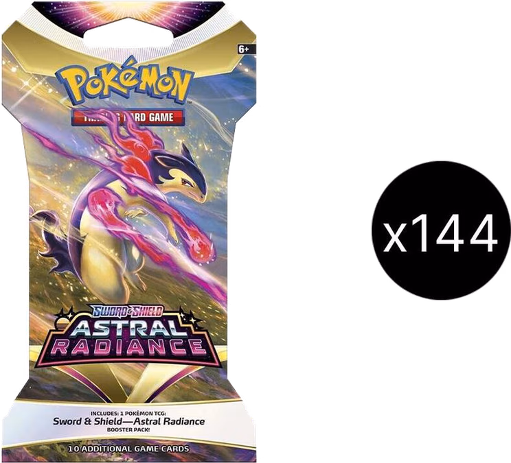 Pokemon Astral Radiance Sleeved Booster Pack Case