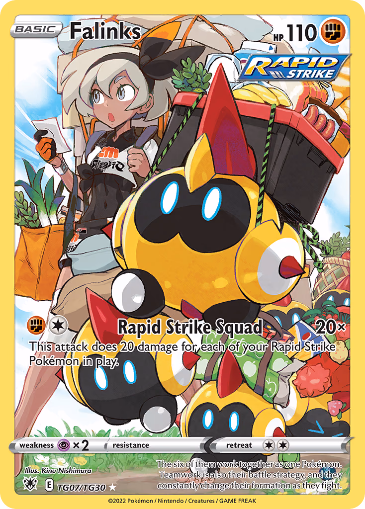 Falinks Pokemon card (TG07/TG30, Astral Radiance Trainer Gallery)