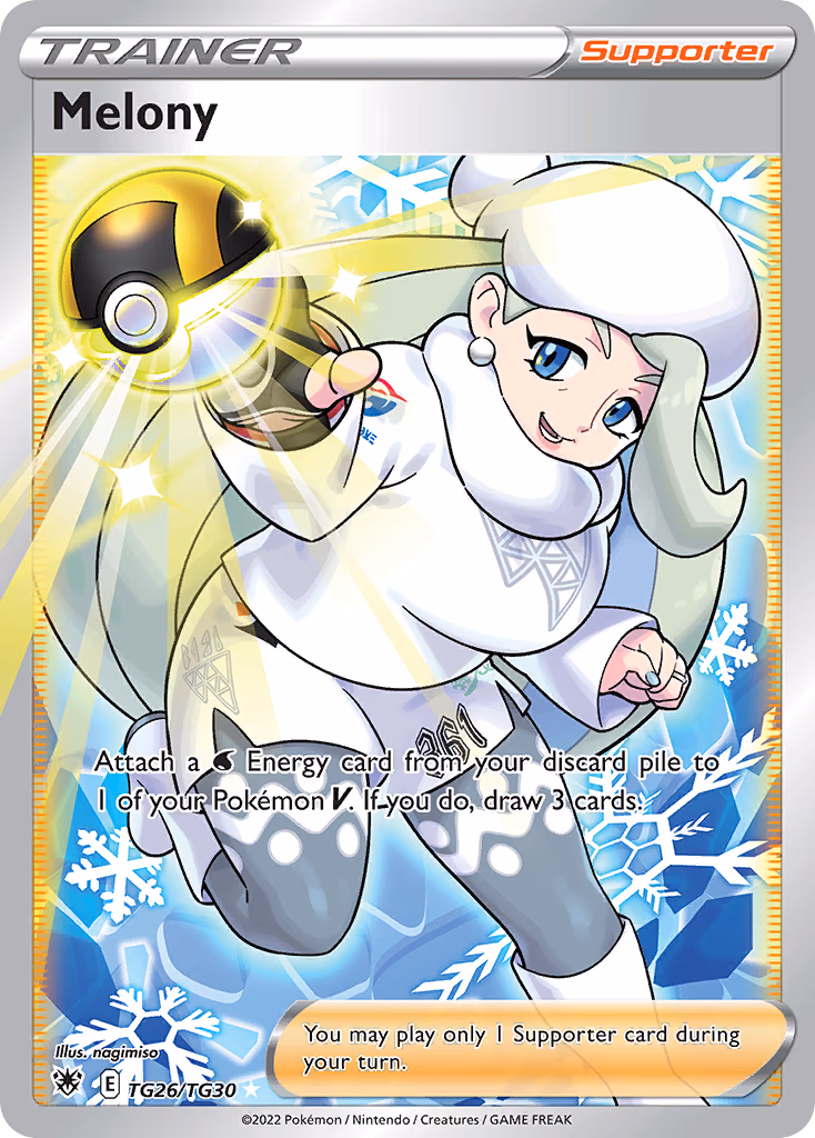 Melony Pokemon card (TG26/TG30, Astral Radiance Trainer Gallery)