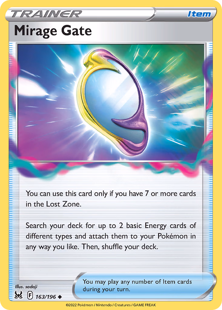 Mirage Gate Pokemon card (163/196, Lost Origin)
