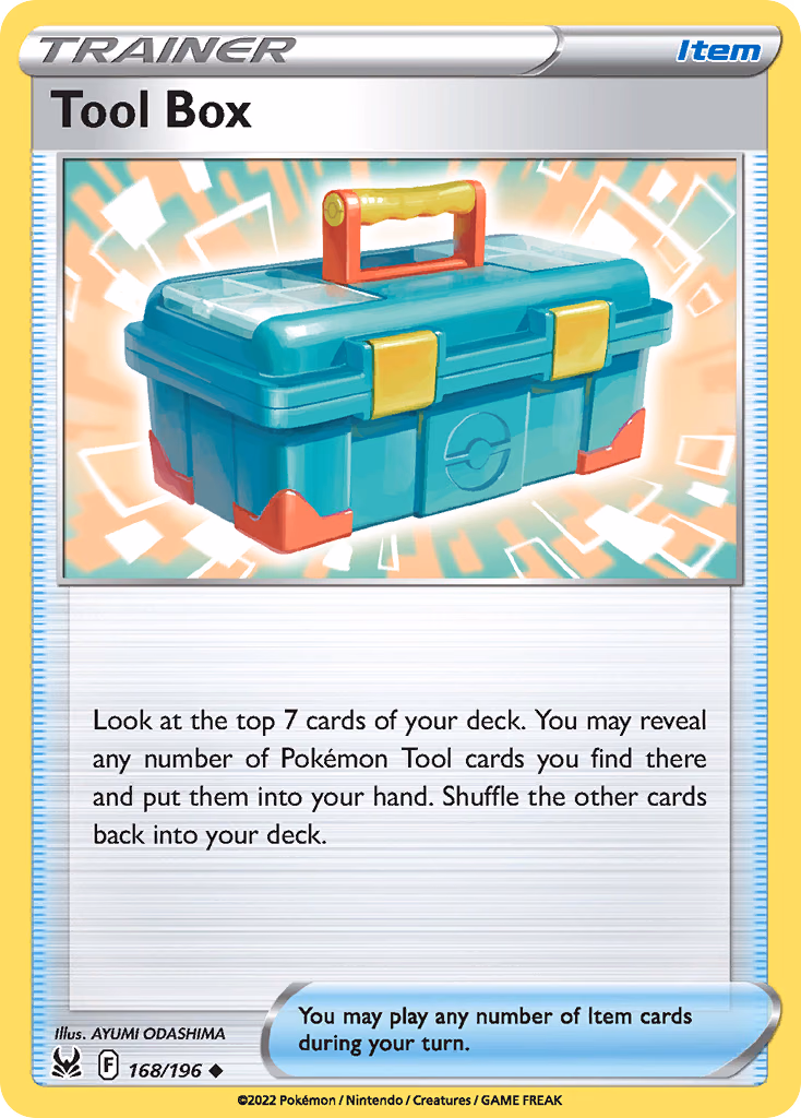 Tool Box Pokemon card (168/196, Lost Origin)