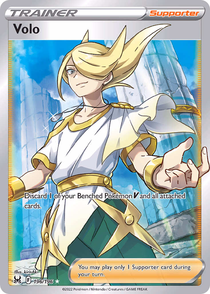 Volo Pokemon card (196/196, Lost Origin)