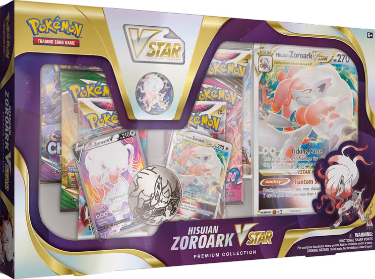 Pokemon Lost Origin Hisuian Zoroark VSTAR Premium Collection