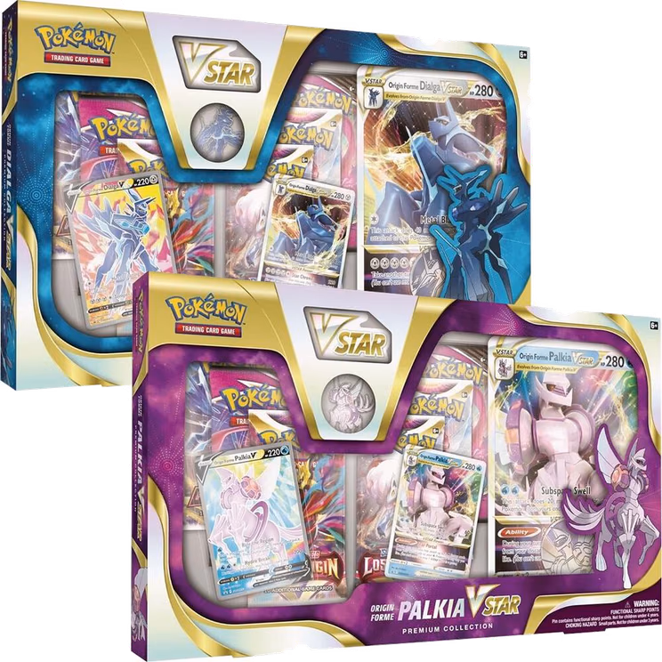 Pokemon Lost Origin Origin Forme Dialga/Palkia VSTAR Premium Collection [Set of 2]
