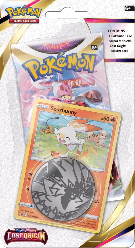 Pokemon Lost Origin Single Pack Blister [Scorbunny]