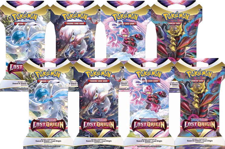 Pokemon Lost Origin Sleeved Booster Pack Bundle [Set of 8]