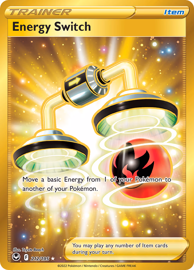 Energy Switch Pokemon card (212/195, Silver Tempest)