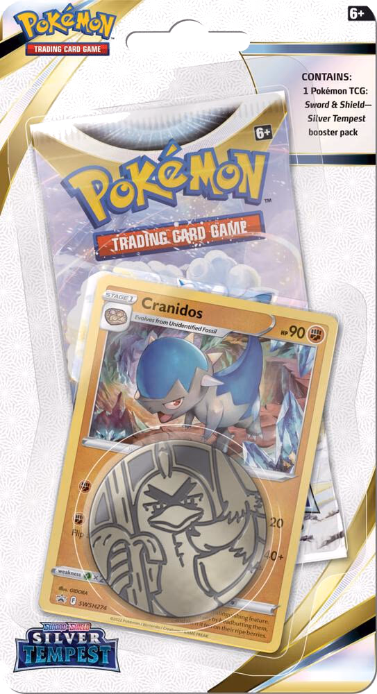 Pokemon Silver Tempest Single Pack Blister [Cranidos]